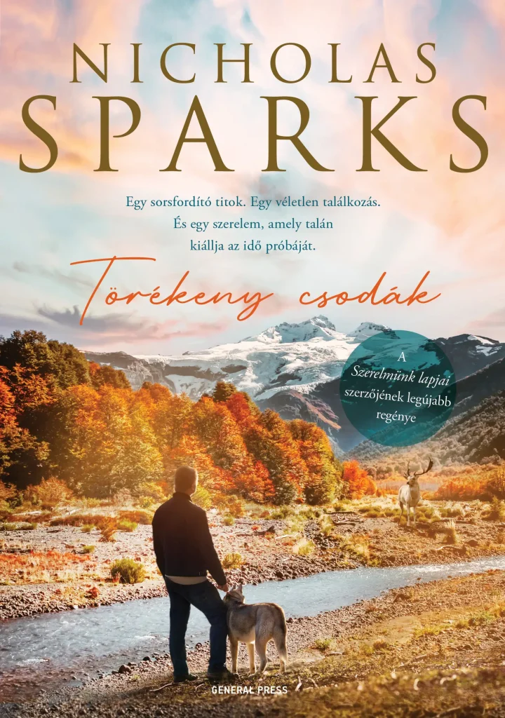 Nicholas Sparks Törékeny csodák című könyvének borítója
